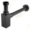 FERRO - syfon butelkowy QUADRO G1 1/4 x 32 mm, czarny  S280-BL